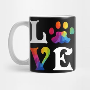 Dog Love LGBT, Gay, Lesbian Pride Mug